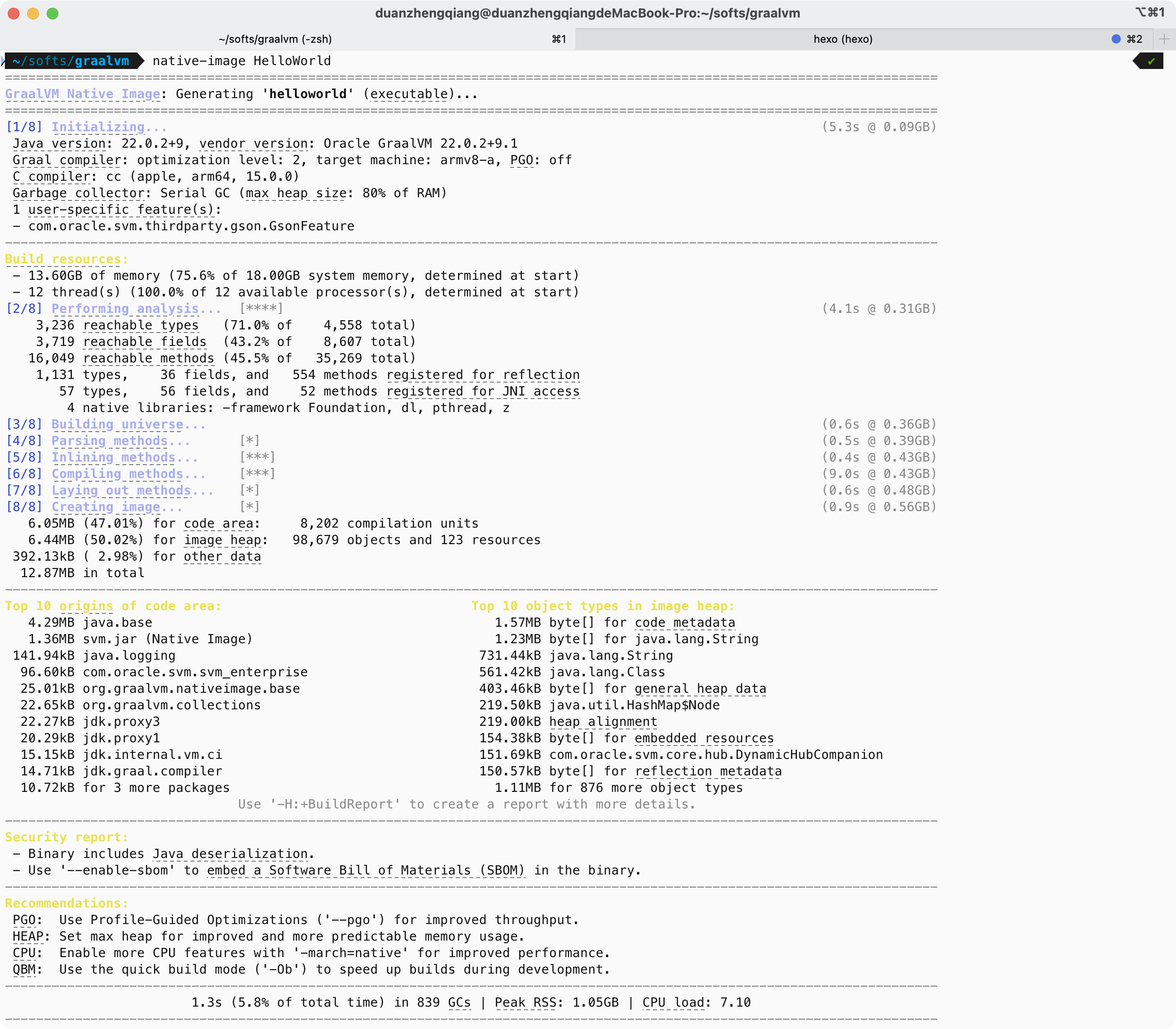 GraalVM 编译 Native Image
